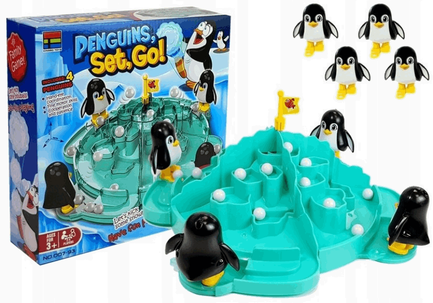 BestToys Զվարճալի խաղեր և խաղալիքներ Board game <<Penguins, forward>>